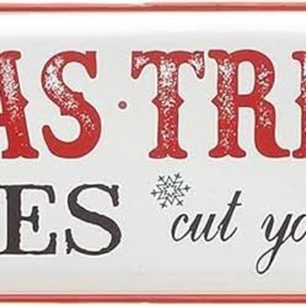 National Tree Company Christmas Tree Farm Christmas Sign, 47"